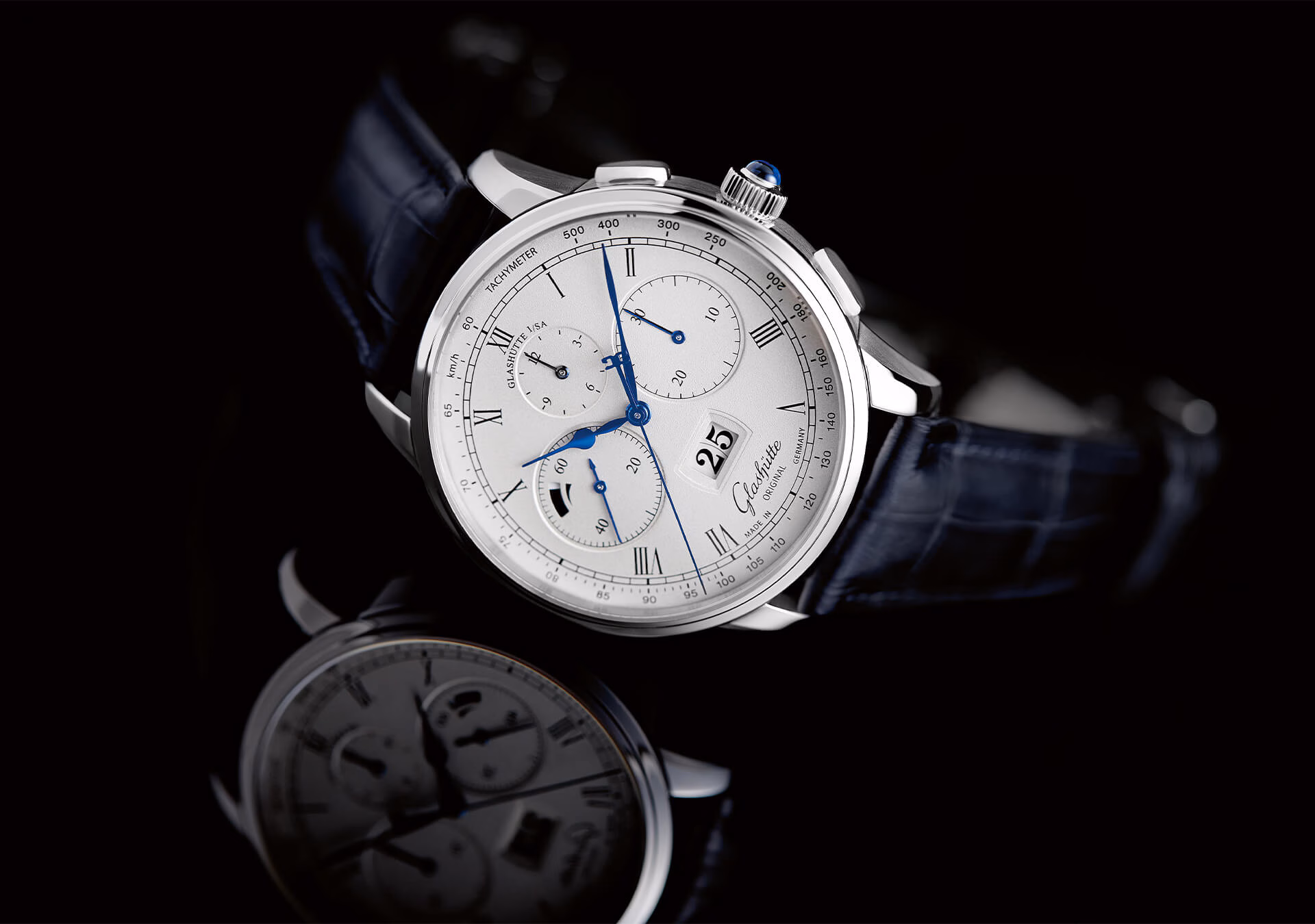 Glashütte Original Senator Chronograph Panorama Date (1-37-01-02-03-30)