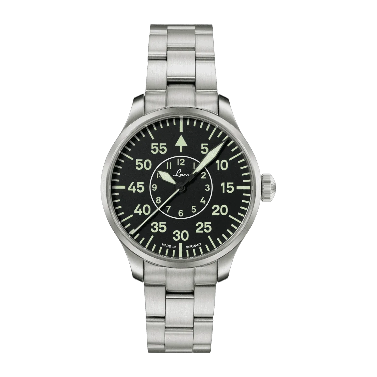Laco Aachen 39 MB, ref. 862139, Numbers and figures with superluminova c3 dial