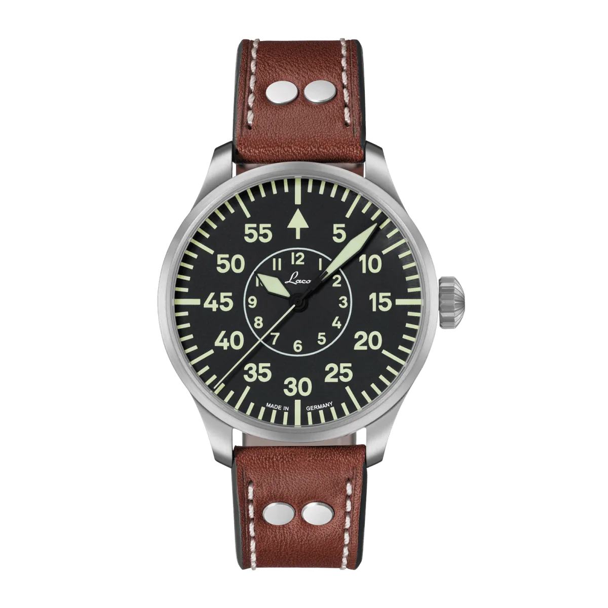 Laco Aachen 42, ref. 861690.2, Numbers and figures with superluminova c3 dial