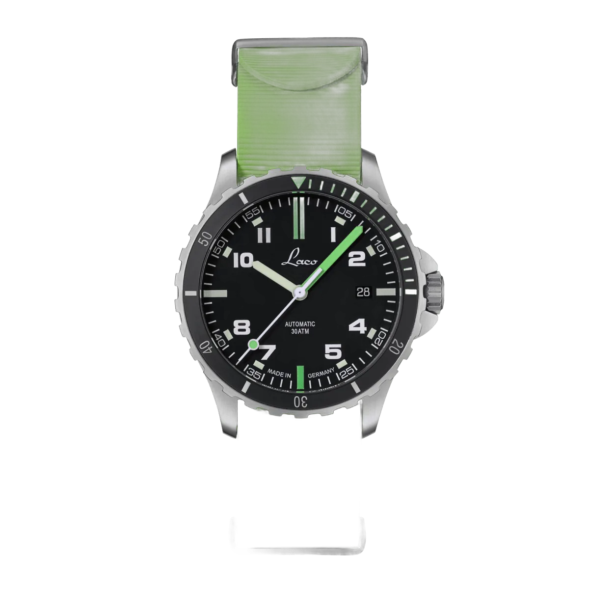 Laco Amazonas 39 RB, ref. 862134.RB, Black mat dial