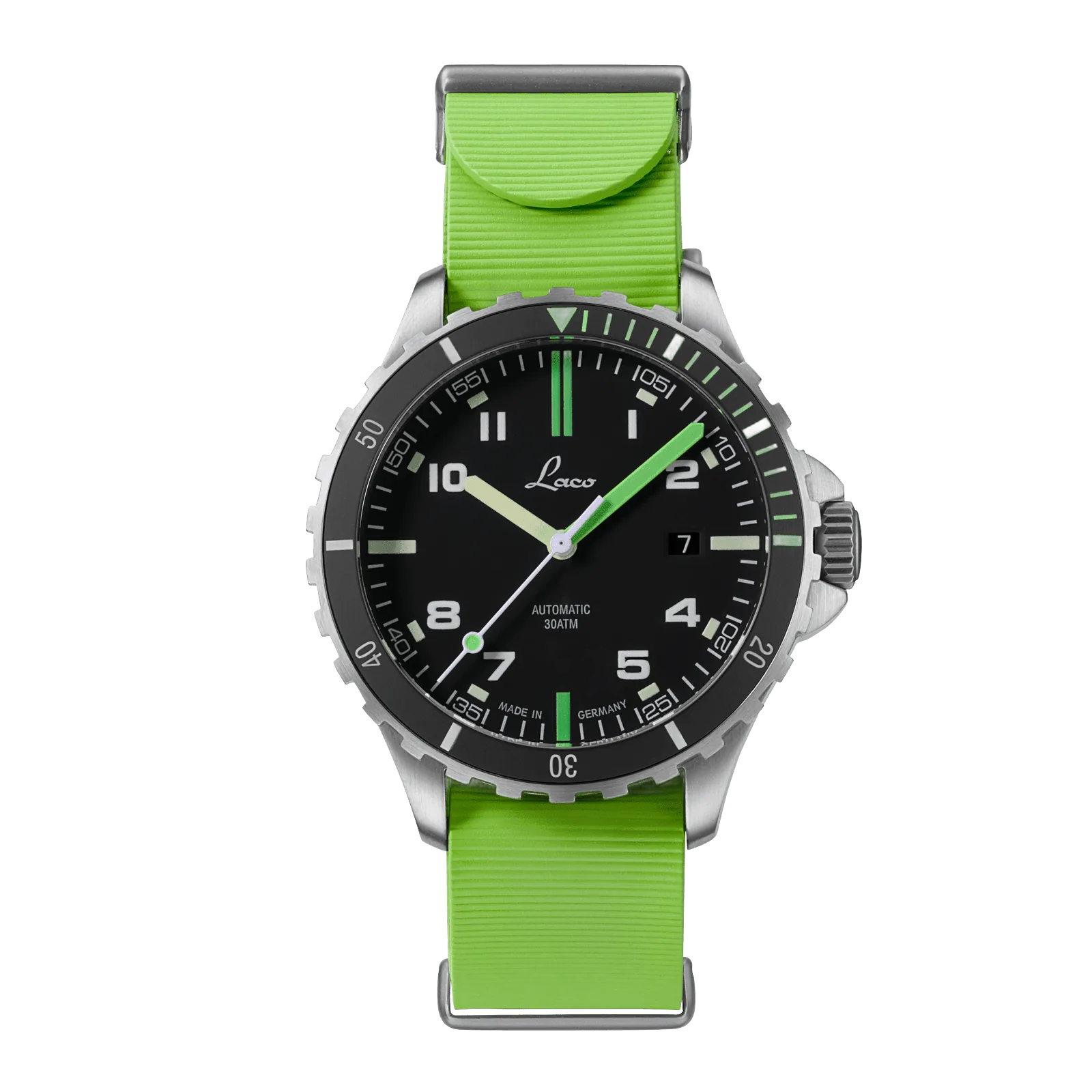 Laco Amazonas 42 RB, ref. 862107.RB, Black mat dial