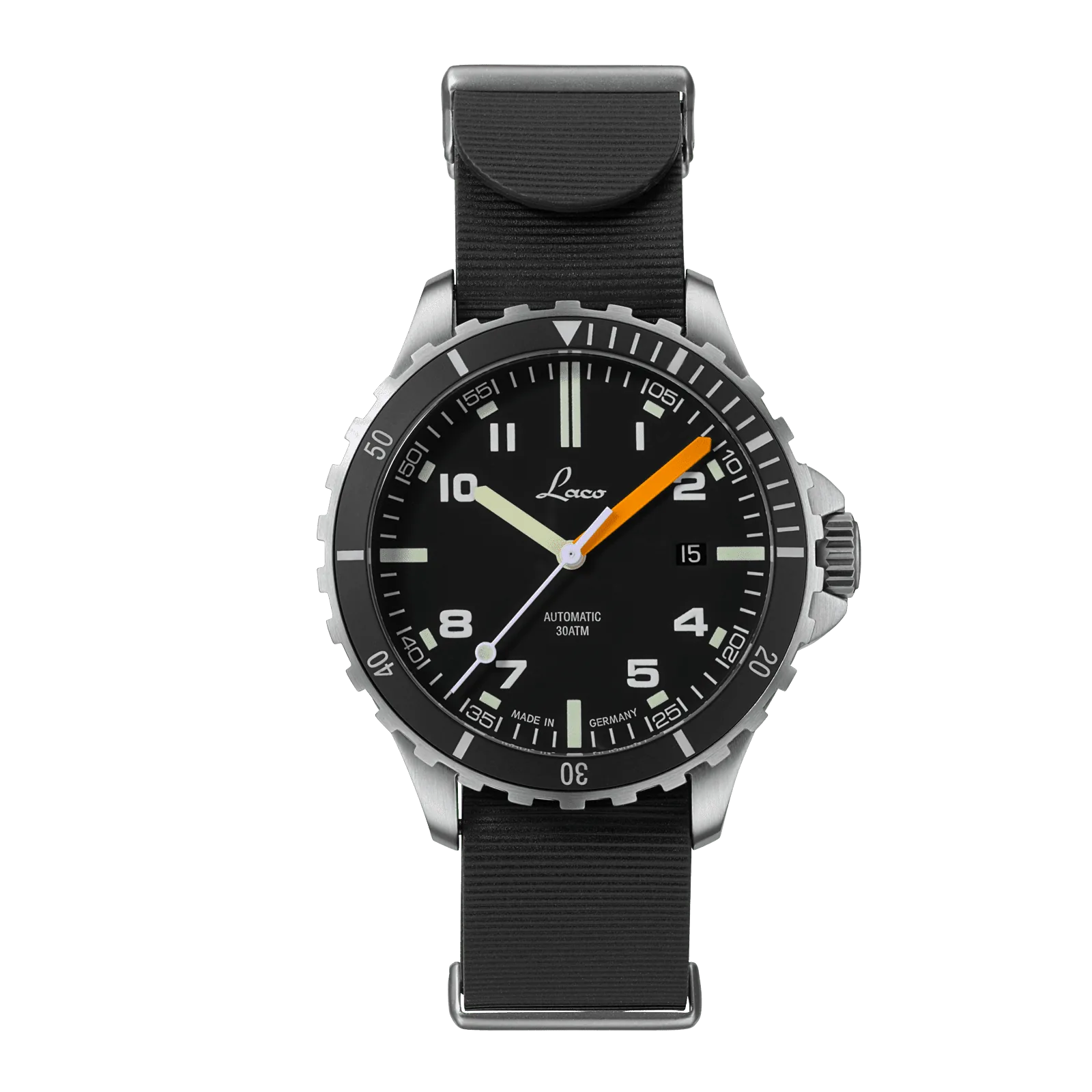 Laco Himalaya 42 RB, ref. 862106.RB, Black mat dial