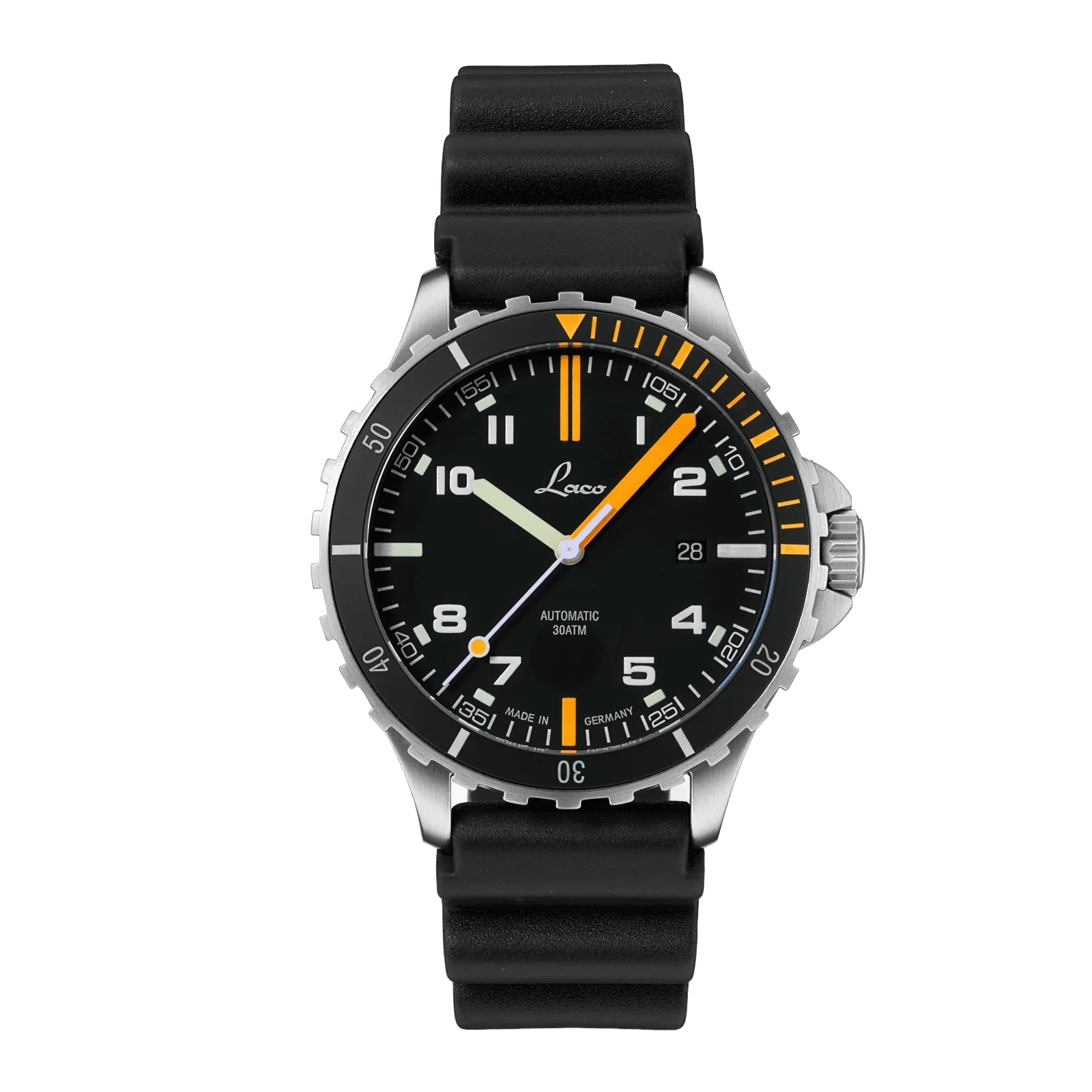 Laco Mojave 42, ref. 862109, Black mat dial