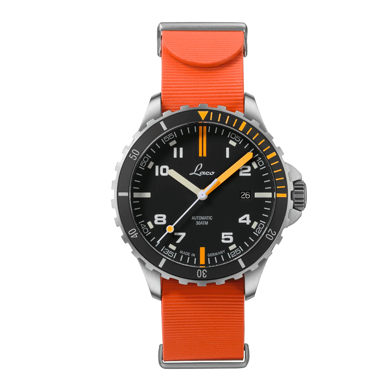 Laco Mojave 42 RB, ref. 862109.RB, Black mat dial